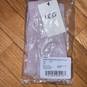 UGG W Fingerless Knit Gloves - BNIP! Pink!!